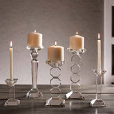 Marquis Candle Holder Clear Set of 2